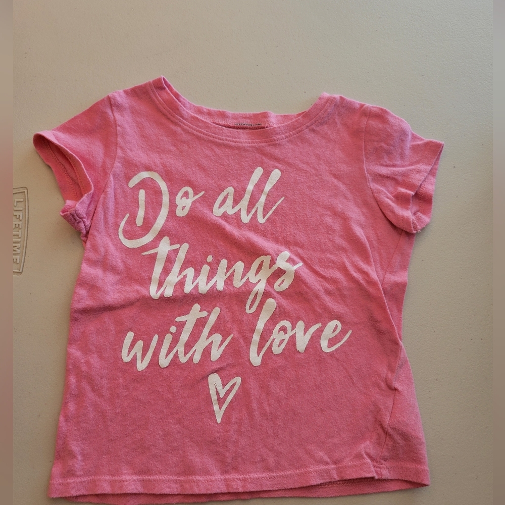 Old Navy Girls 3t Light Pink T-shirt